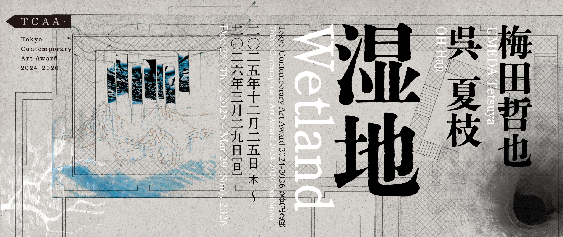 Tokyo Contemporary Art Award 2024-2026 受賞記念展「湿地」